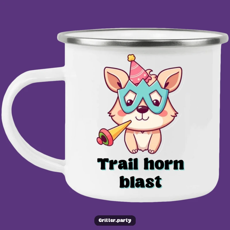 Funny Party Animal Camping Mug: Adventure with Humorous Celebration Style!