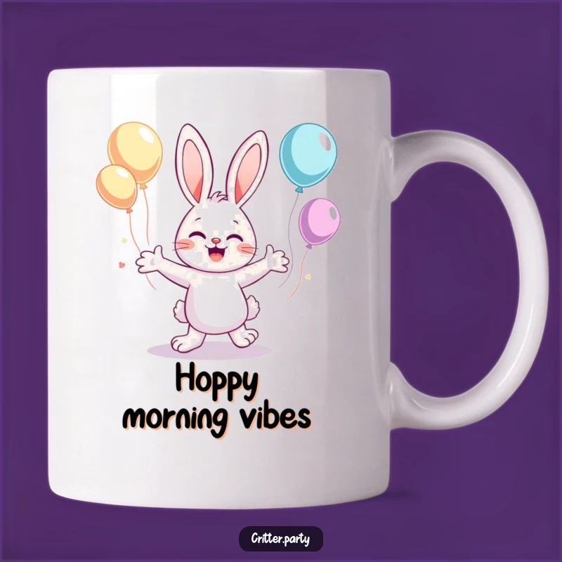 Funny Bunny Dance Party Mug: Sip Your Joy with a Whimsical, Bouncing Brew