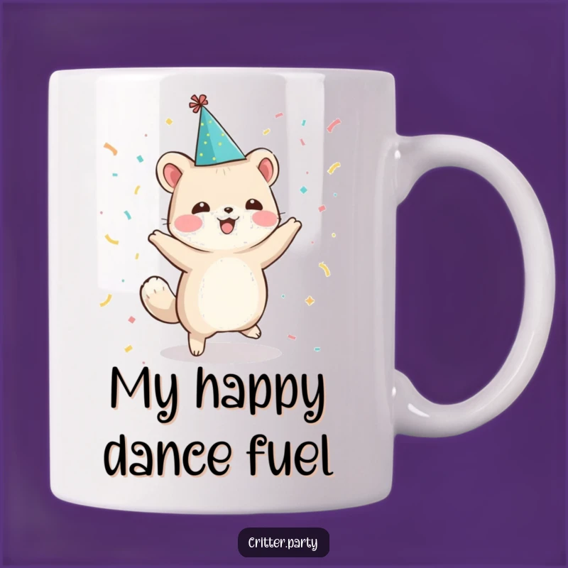 Funny Dancing Animal Mug: Adorable Party Character, Perfect Humorous Gift!