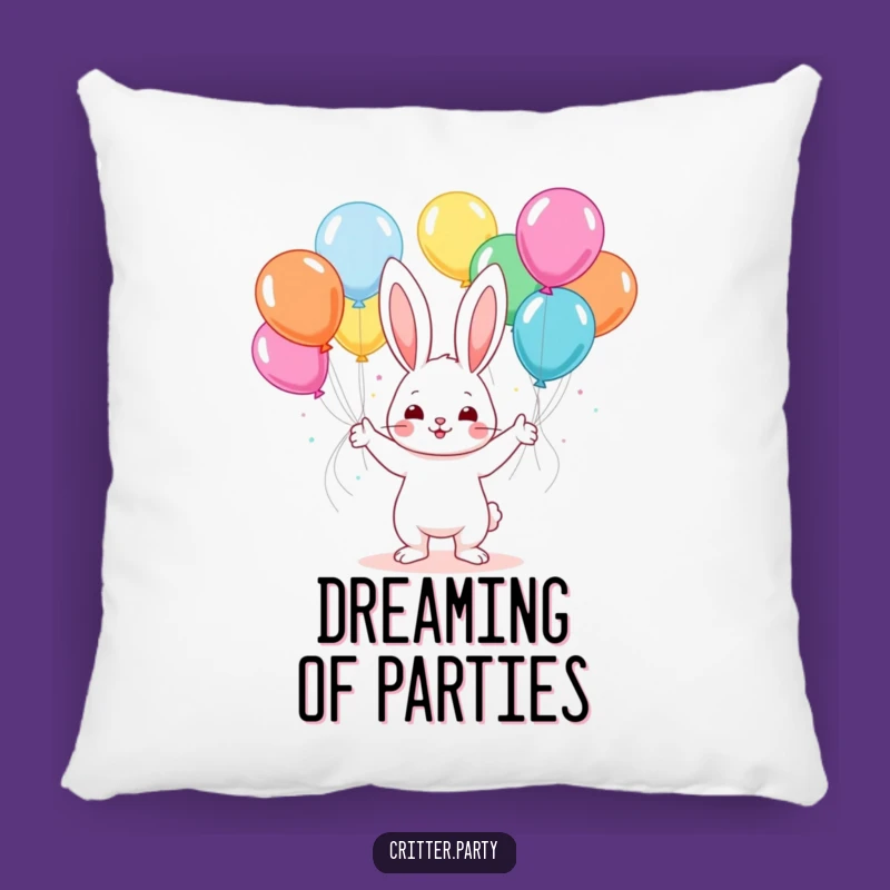 Cozy Funny Kawaii Bunny Pillow: Festive Party Comfort Gift