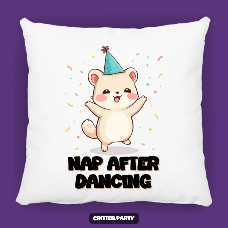 Funny Dancing Animal Pillow: Snuggle Up with Humorous Party Comfort!
