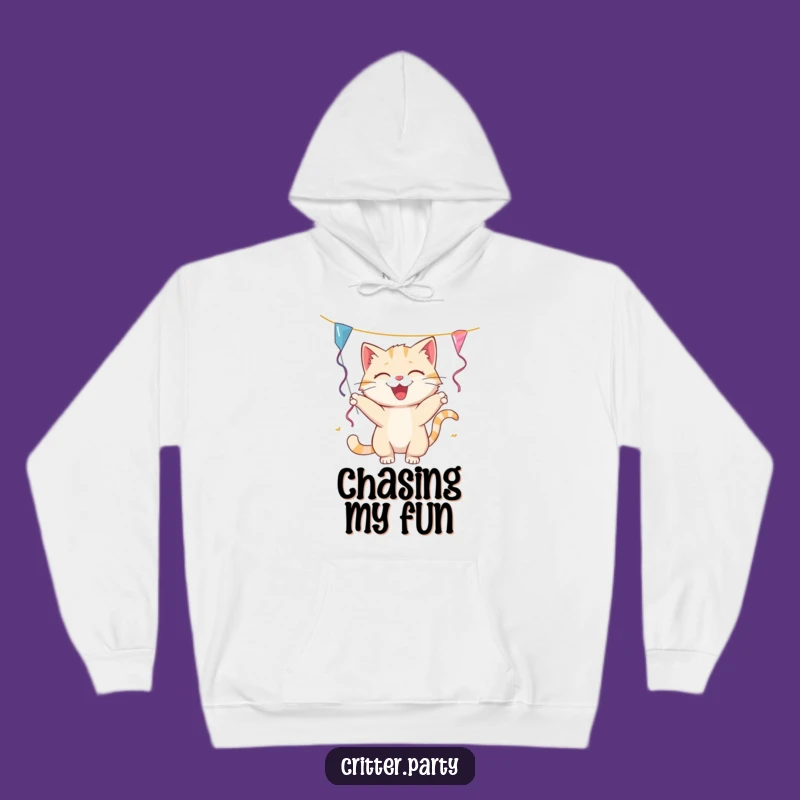 Cozy Funny Cat Streamer Hoodie: Stay Warm with Playful, Hilarious Vibes