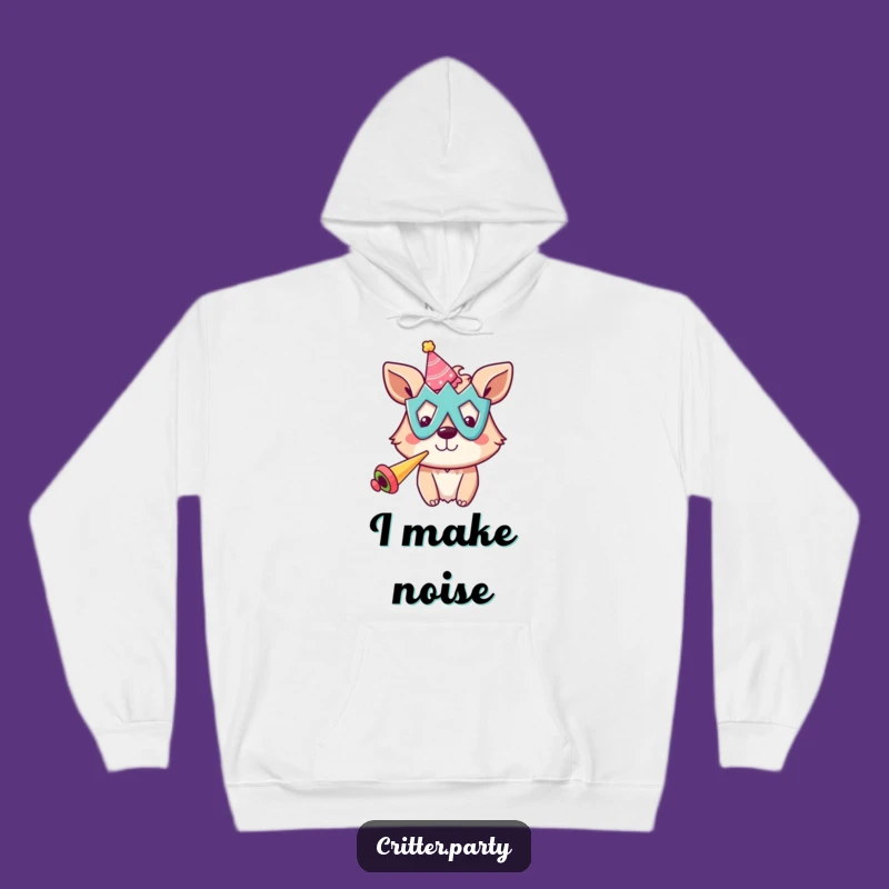 Funny Party Animal Hoodie: Stay Cozy and Cheerful with Humorous Style!