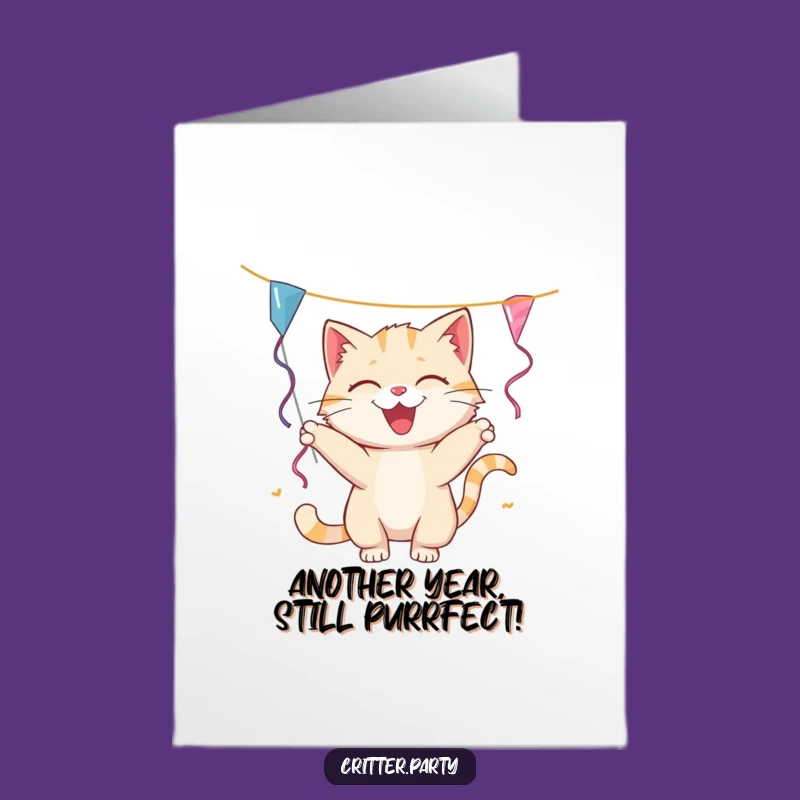 Free Printable Funny Cat Birthday Card: DIY Downloadable Fun for Parties