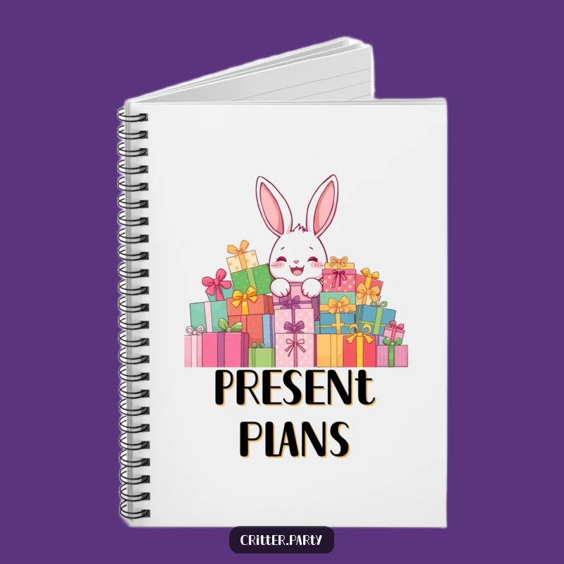 Funny Rabbit Present Notebook: Joyful Surprise Journal, Perfect Funny Gift