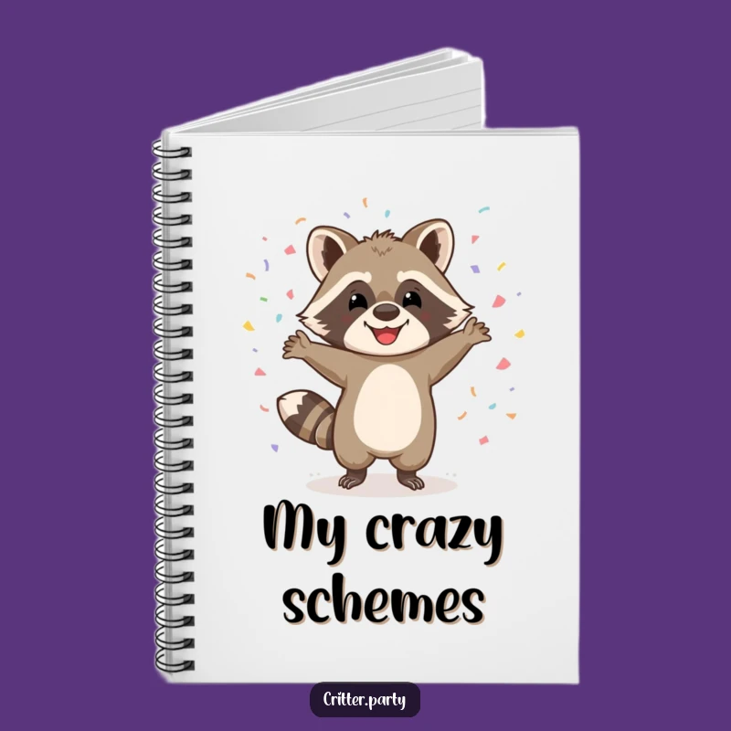 Funny Raccoon Dancing Notebook - Jot Down Ideas with Fun, Lined Pages, Perfect Funny Gift