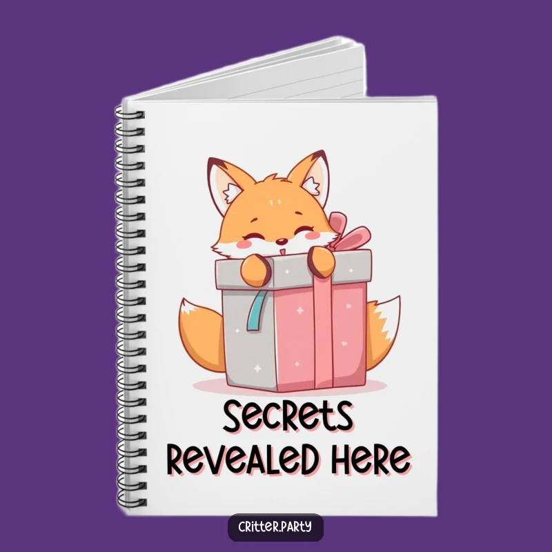Funny Kawaii Fox Notebook: Gift Surprise Journal Gift