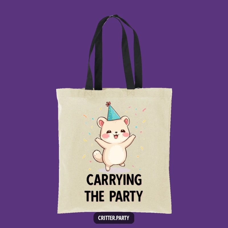 Funny Dancing Animal Tote Bag: Carry Your Fun with a Humorous Party Accessory!